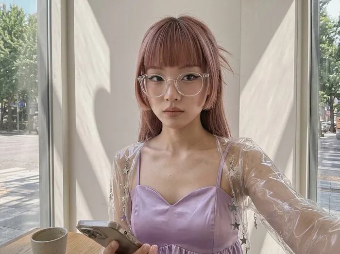 iPhone 人物フォトで作った例1