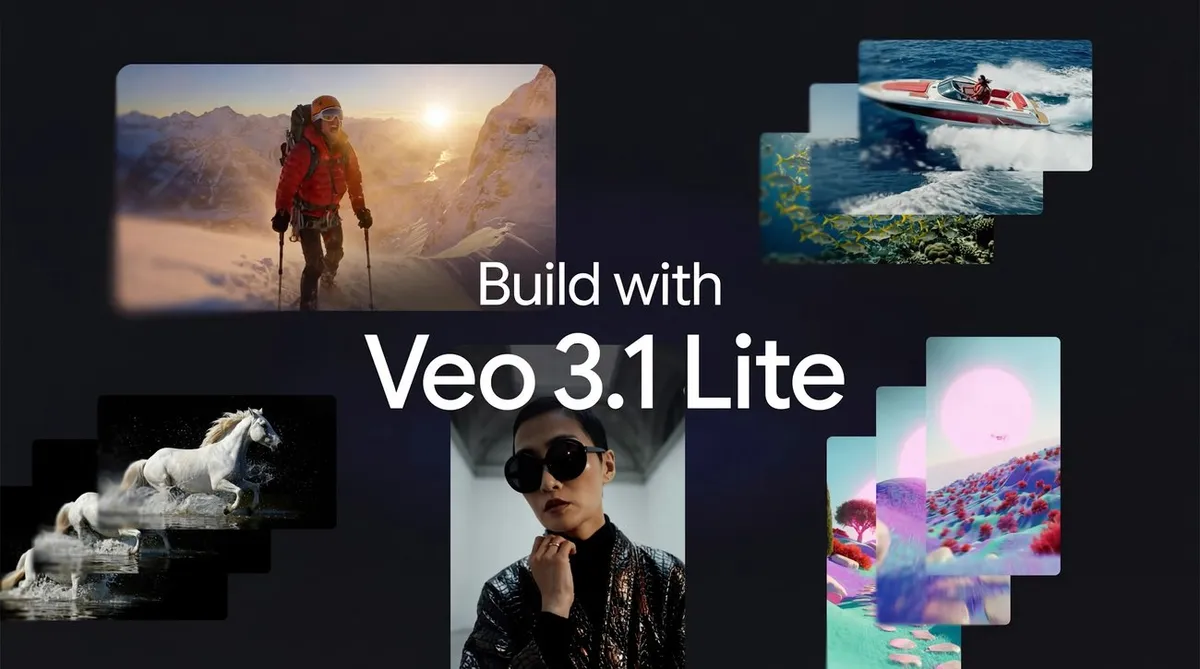 Google Veo 3.1 Lite: same performance, half the price