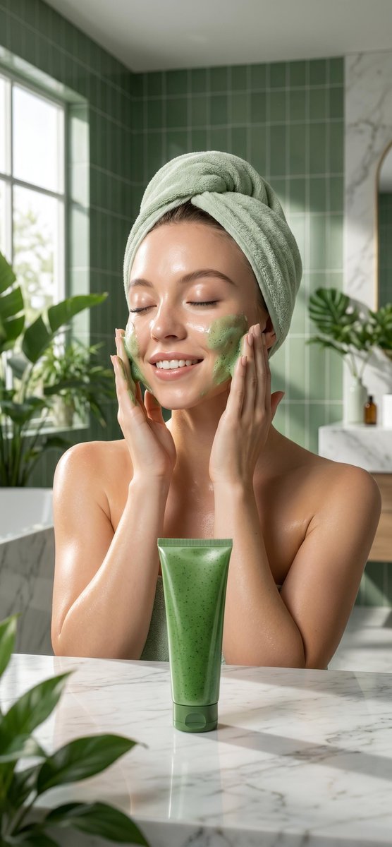 AI-generated Realistic Skincare Advertisement Photography made with Nano Banana Pro