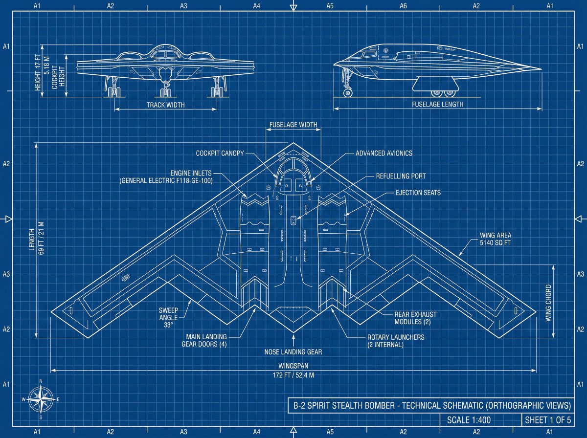 AI-generated Product Technical Blueprint made with Nano Banana 2