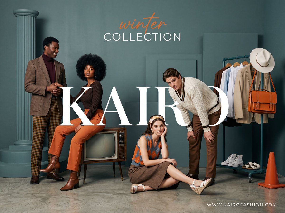 Example image of Retro Modern Fashion Advertisement generated with Nano Banana 2