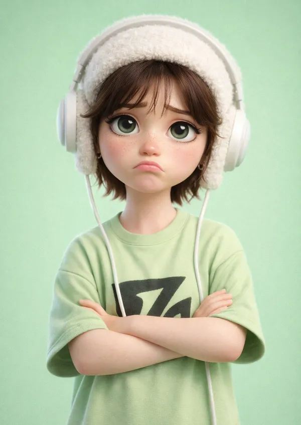 AI-generated Pastel 3D Cartoon Character made with GPT Image 2