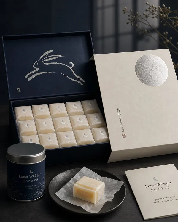 AI-generated Japanese Confectionery Packaging made with GPT Image 2