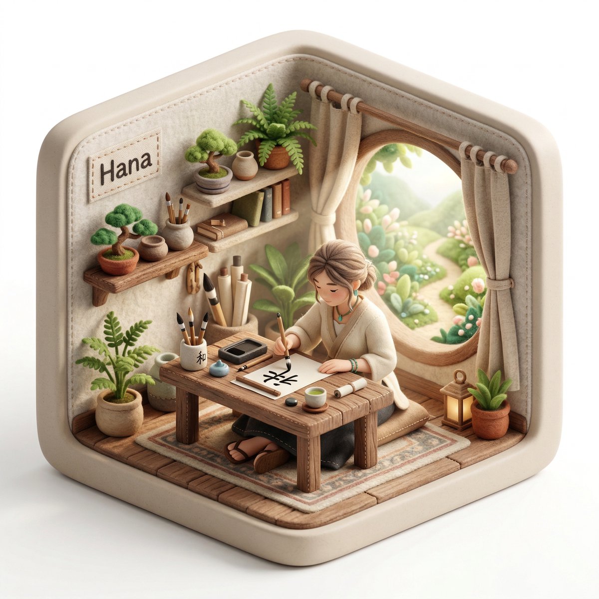 AI-generated Isometric Diorama Character made with Nano Banana Pro