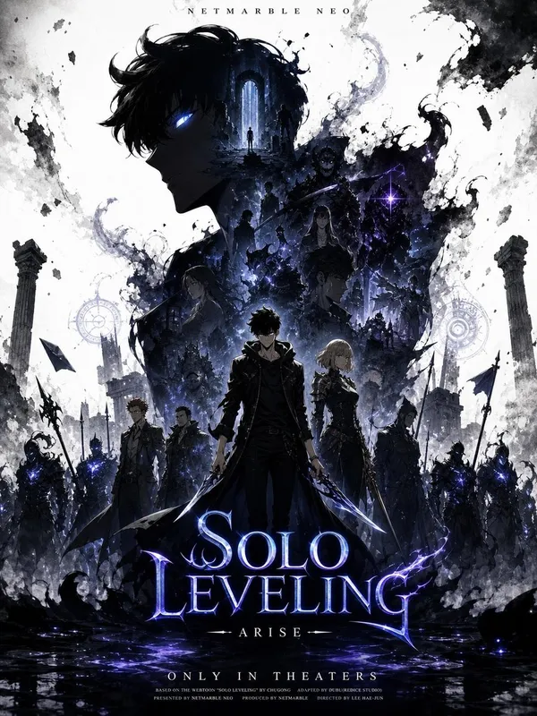AI-generated Solo Leveling Character Poster made with GPT Image 2