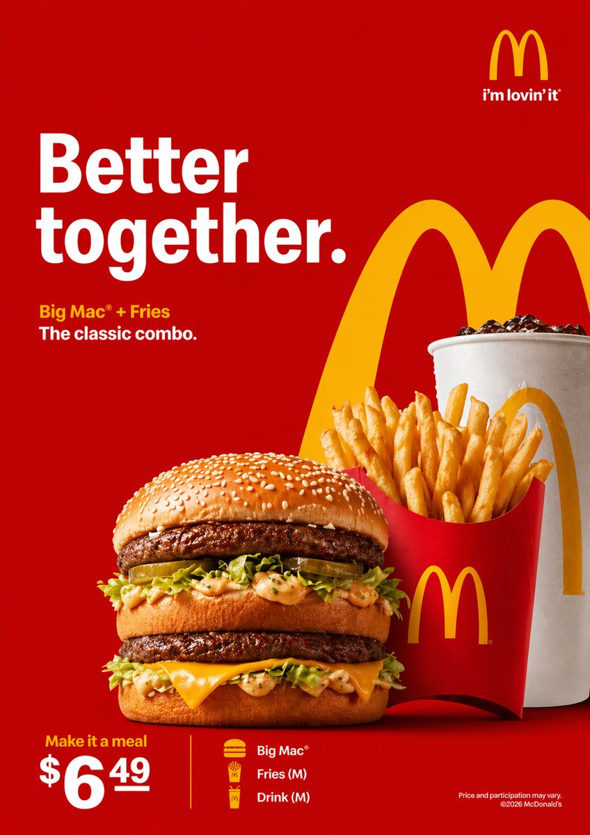 AI-generated McDonald's Big Mac Advertisement made with GPT Image 2