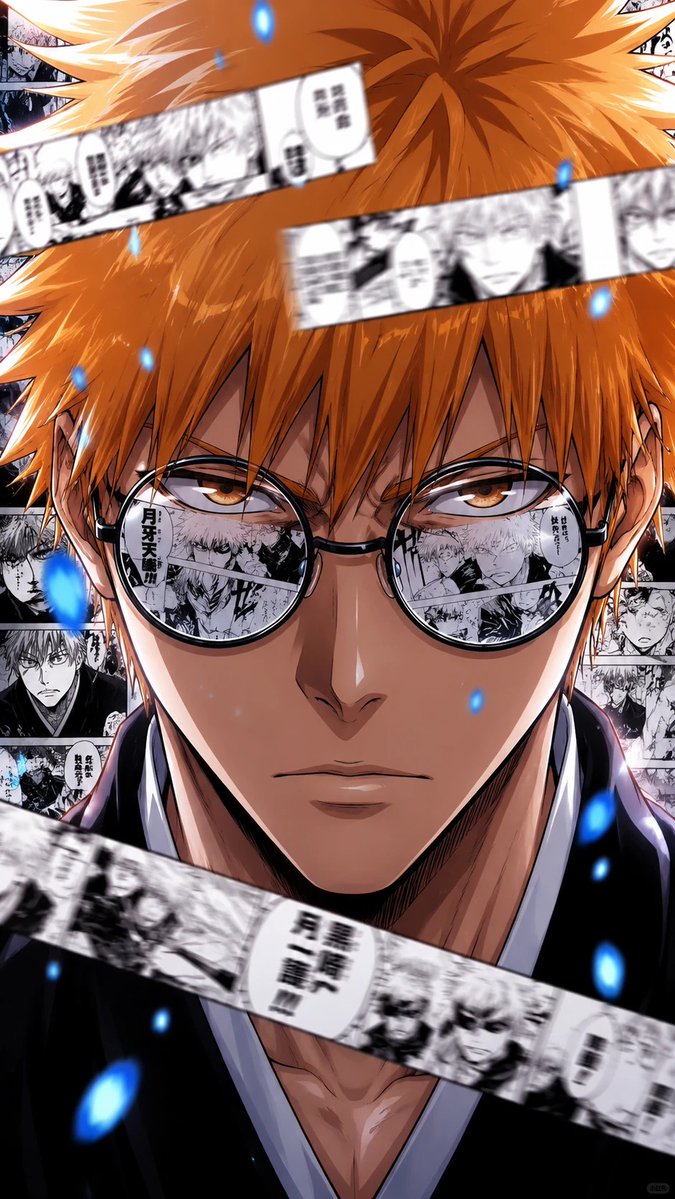 AI-generated Bleach-Style Shonen Manga Poster made with GPT Image 2