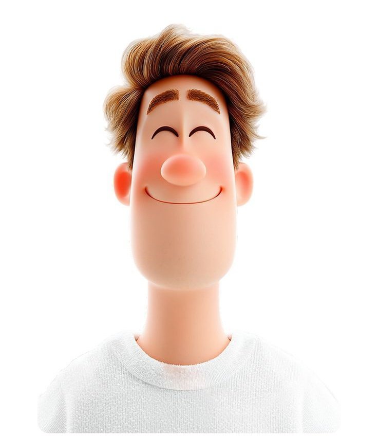 나노바나나 프로로 생성한 픽사 3D 해피 아바타