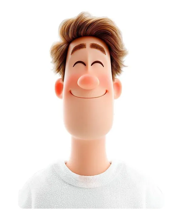 AI-generated Pixar 3D Happy Avatar made with Nano Banana Pro