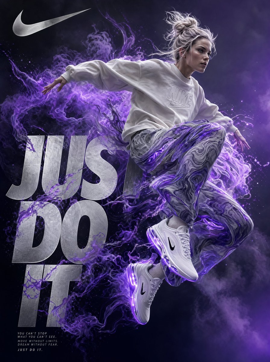 AI-generated Nike Just Do It Ad Poster made with GPT Image 2