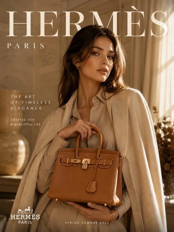 AI-generated Luxury Handbag Fashion Campaign made with GPT Image 2