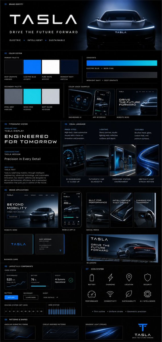 AI-generated Brand Guideline Board made with GPT Image 2