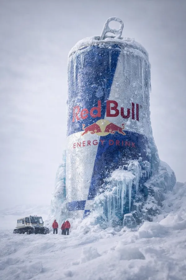 AI-generated Monster Energy Frozen in Arctic Ice made with GPT Image 2