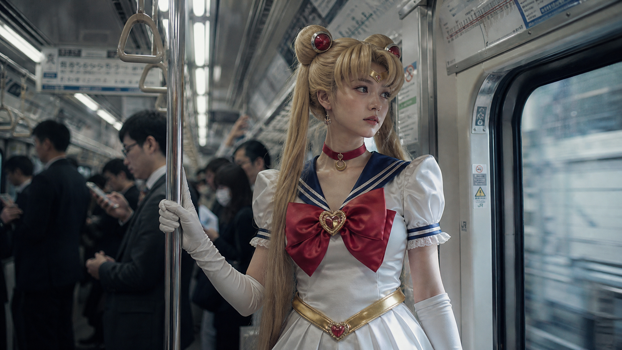 AI-generated Sailor Moon Subway Cosplay made with GPT Image 2