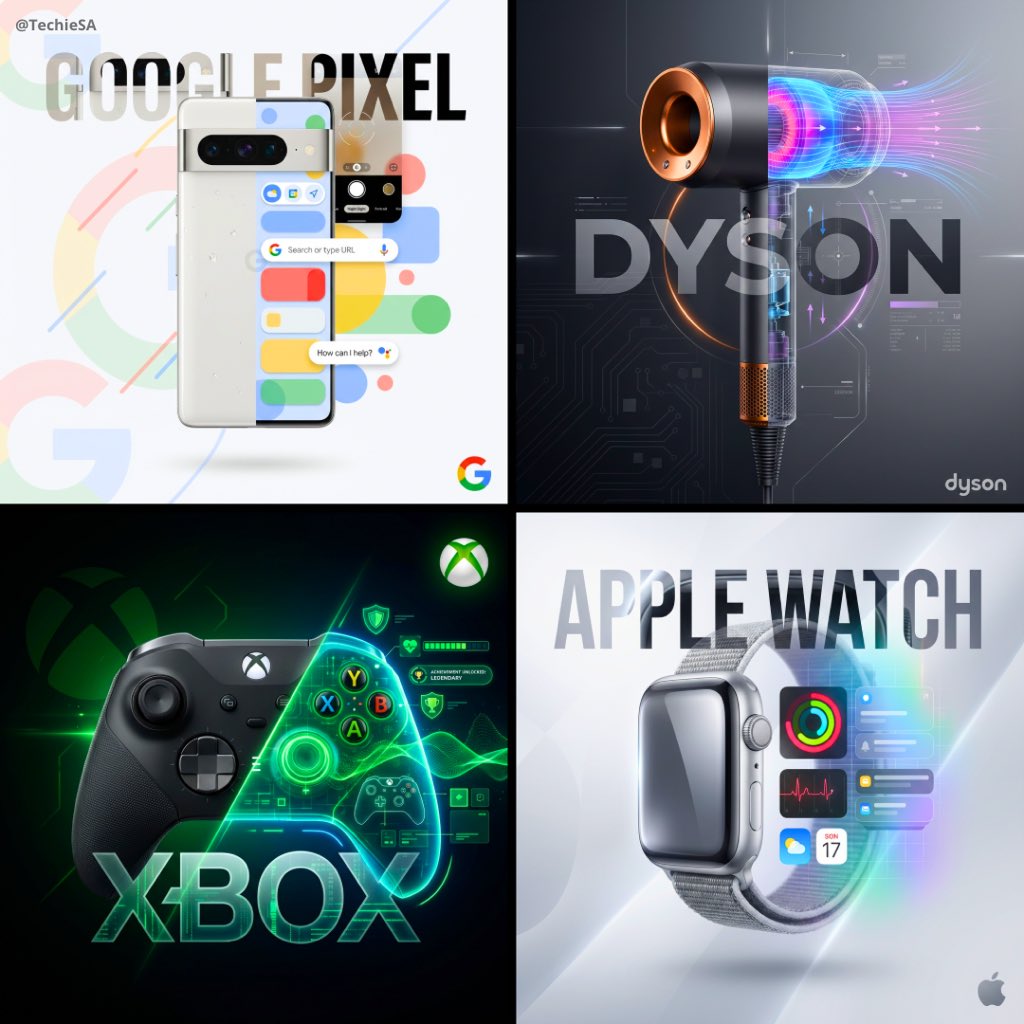 AI-generated Photoreal-Digital Split Product Poster made with Nano Banana Pro