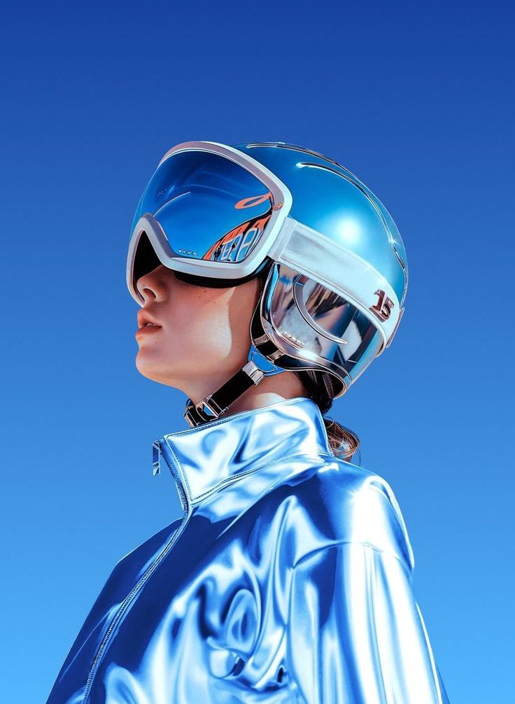 AI-generated Sci-Fi Helmet Futuristic Portrait made with Nano Banana Pro