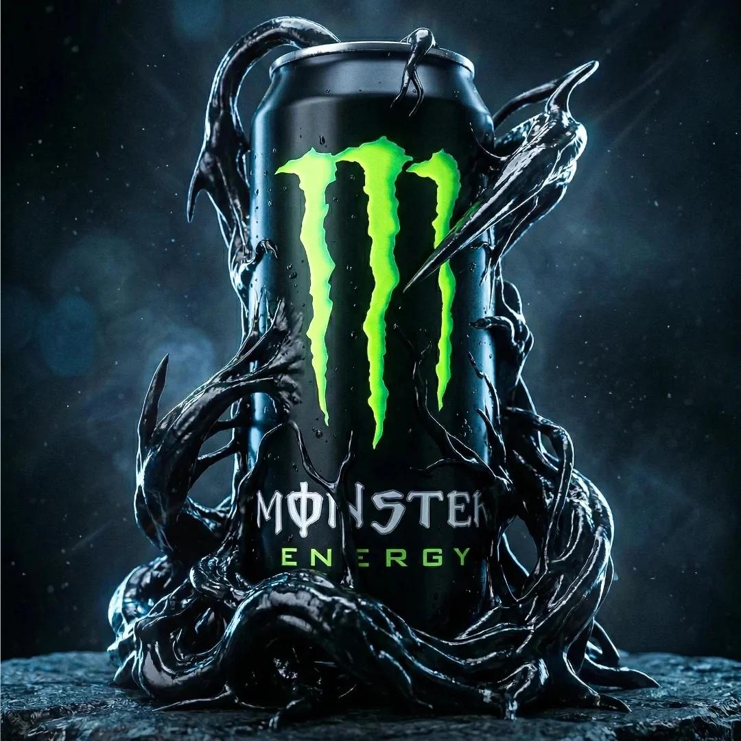 AI-generated Monster Energy Venom Symbiote made with Nano Banana Pro