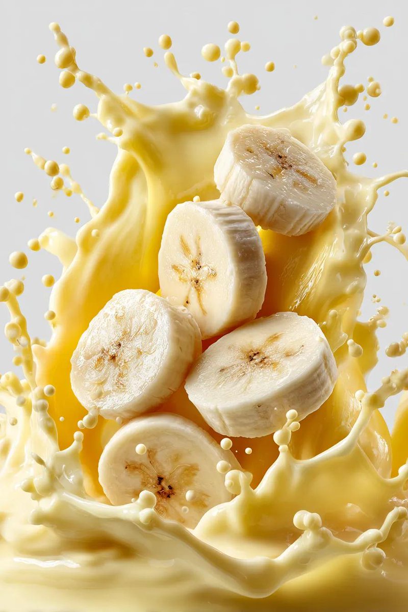 AI-generated Orange Milk Splash Ad made with Nano Banana Pro