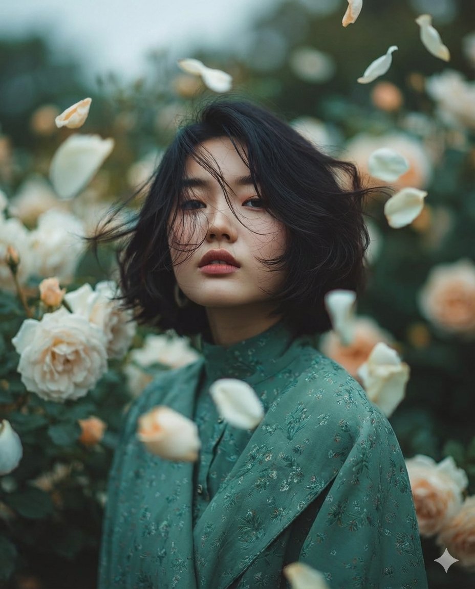 AI-generated Garden Fine-Art Portrait made with Nano Banana Pro