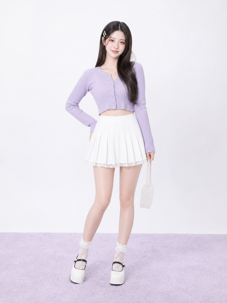 AI-generated Balletcore Fashion Model made with GPT Image 2