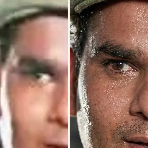 AI-generated Old Photo Restoration