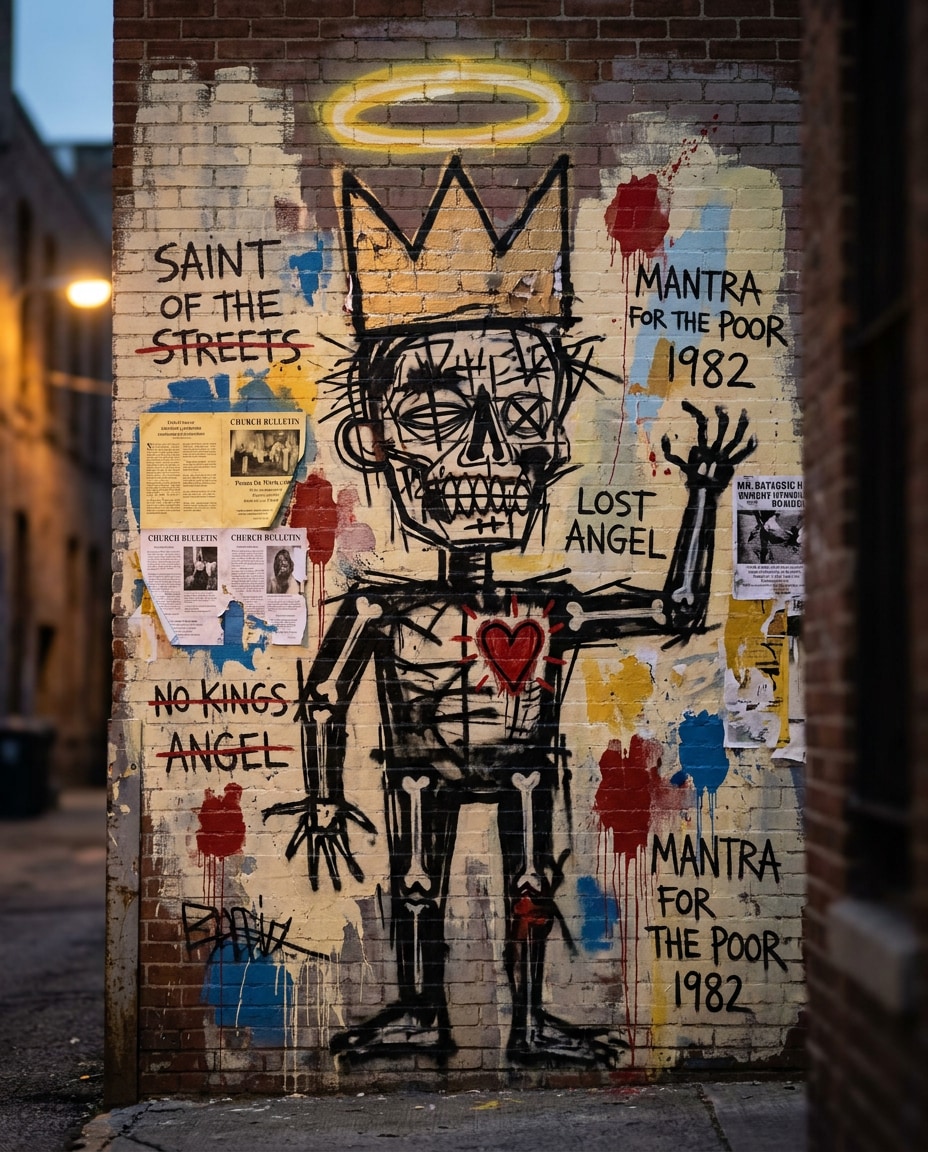 AI-generated Street Saint Icon made with Nano Banana 2