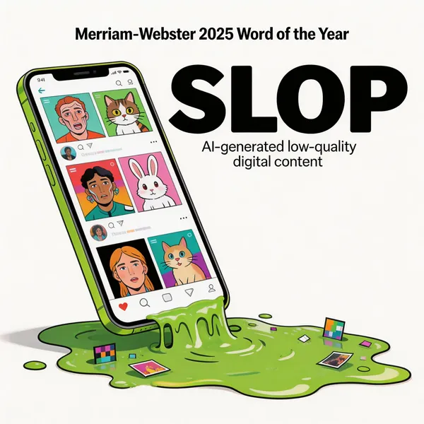 AI-generated Word of the Year Visualization made with Seedream 5.0 Lite