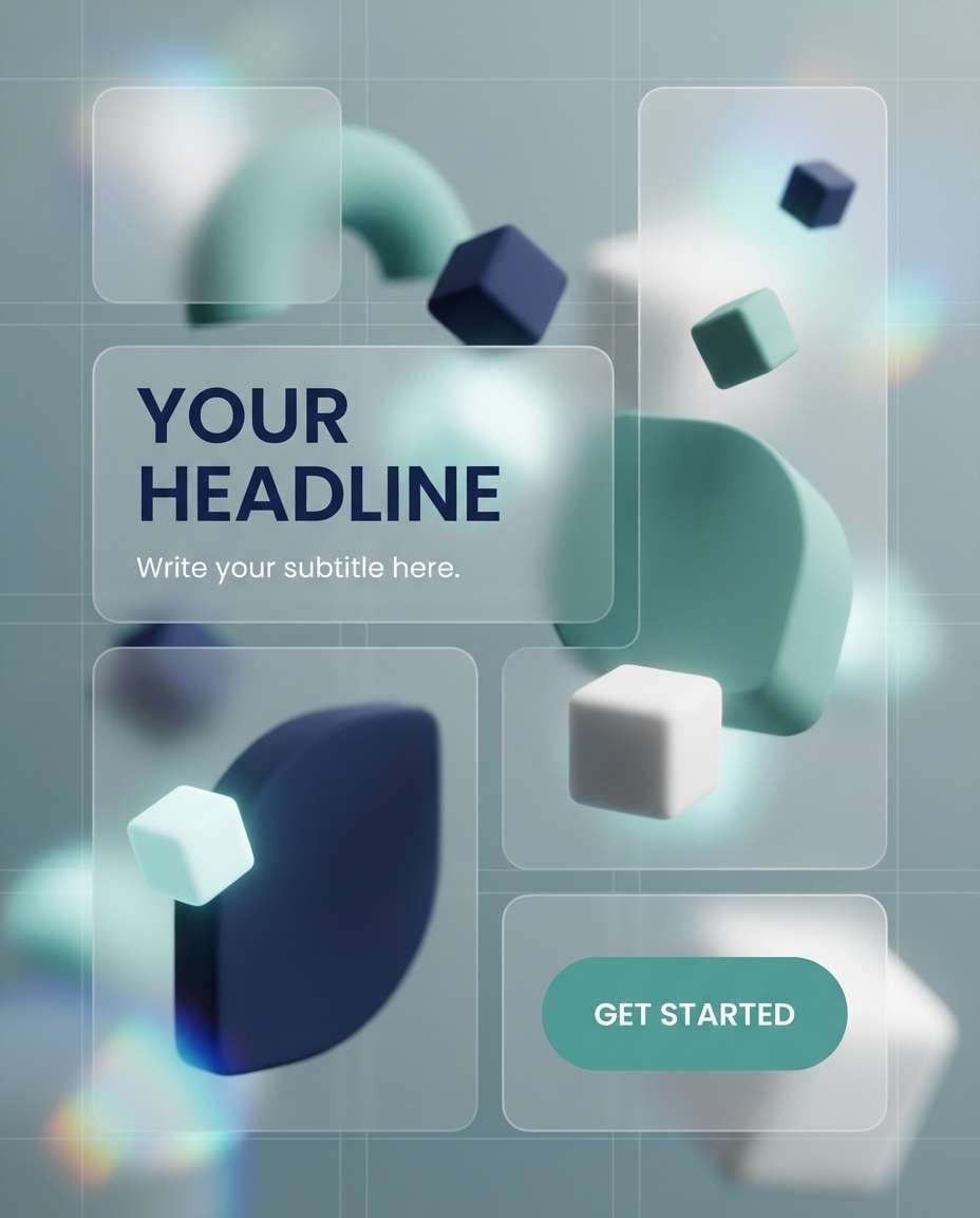 나노바나나 2로 생성한 3D 팝업 카드 SaaS Feature Header