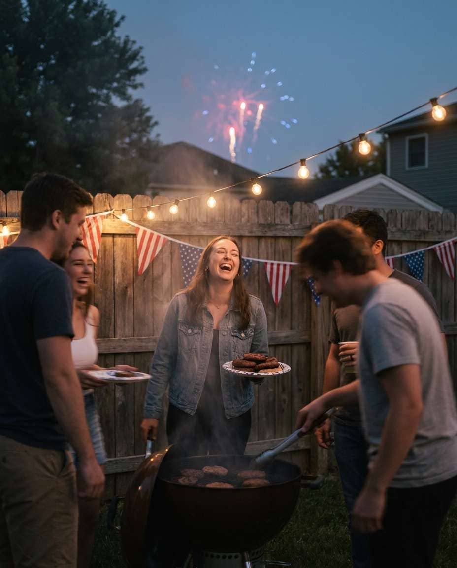 AI-generated Backyard BBQ Candid made with Nano Banana 2