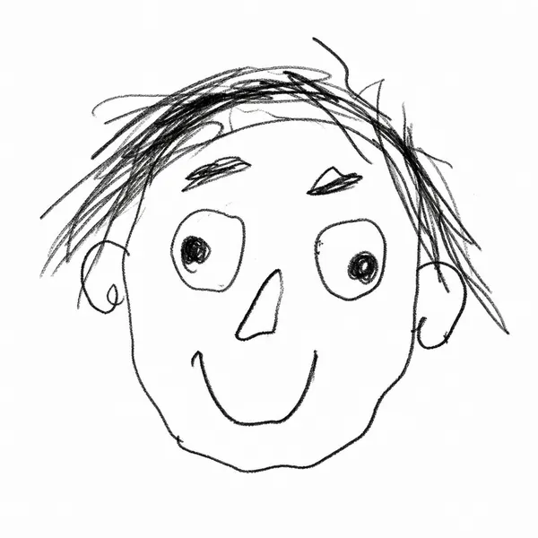 AI-generated Roughly Drawn Face Doodle made with GPT Image 2