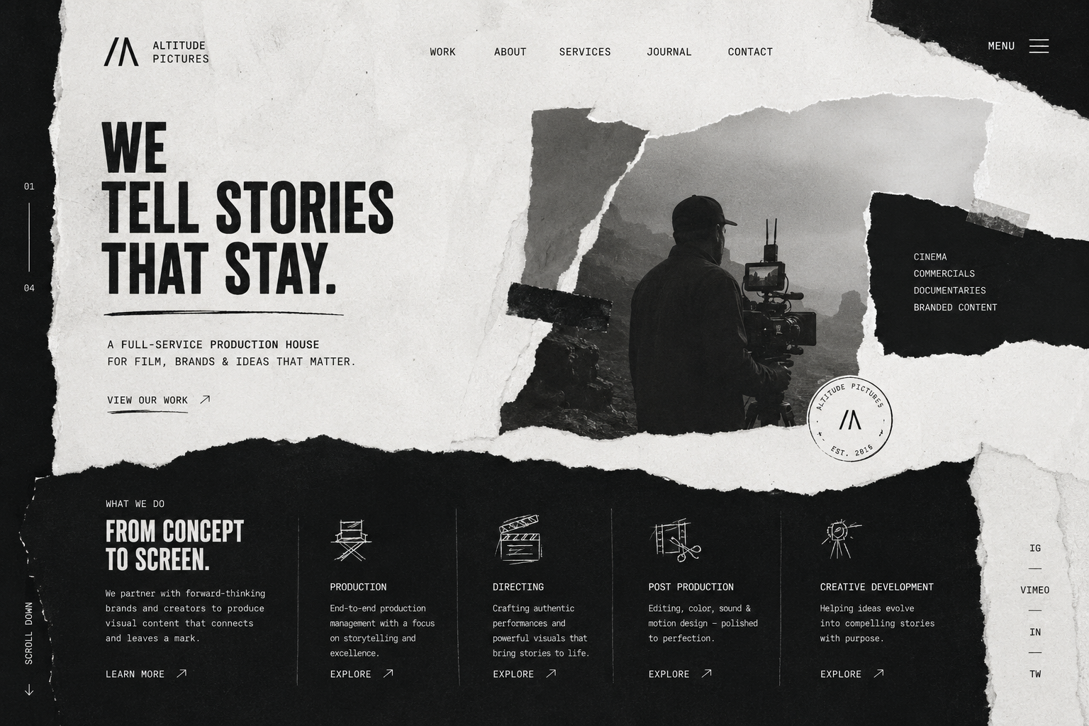 AI-generated Torn Paper Style Website made with GPT Image 2