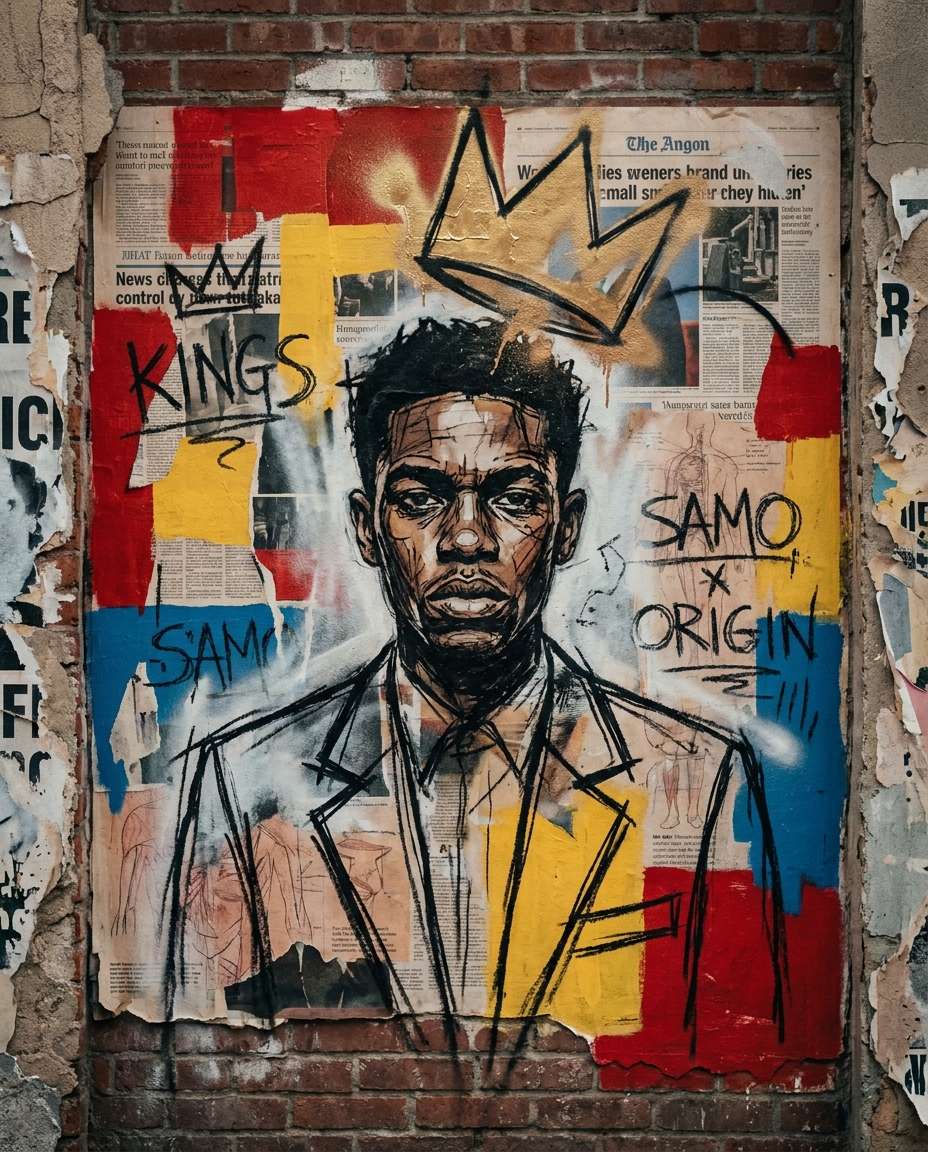 AI-generated Crown Street Portrait made with Nano Banana 2