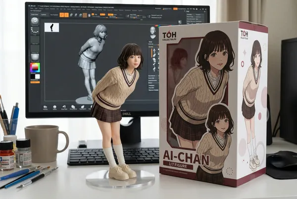 AI-generated Desk Character Action Figure made with Nano Banana 2