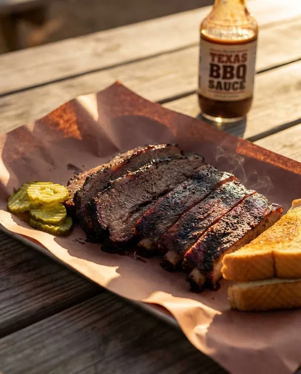 AI-generated Smoky BBQ Platter made with Nano Banana Pro