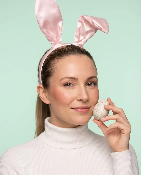 AI-generated Studio Bunny Close-Up made with Nano Banana Pro