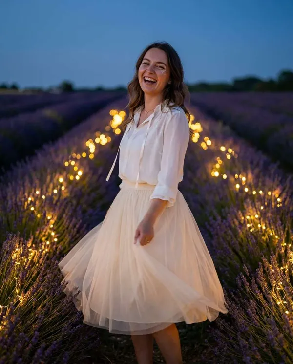 AI-generated Fairy Lights Twilight made with Nano Banana Pro