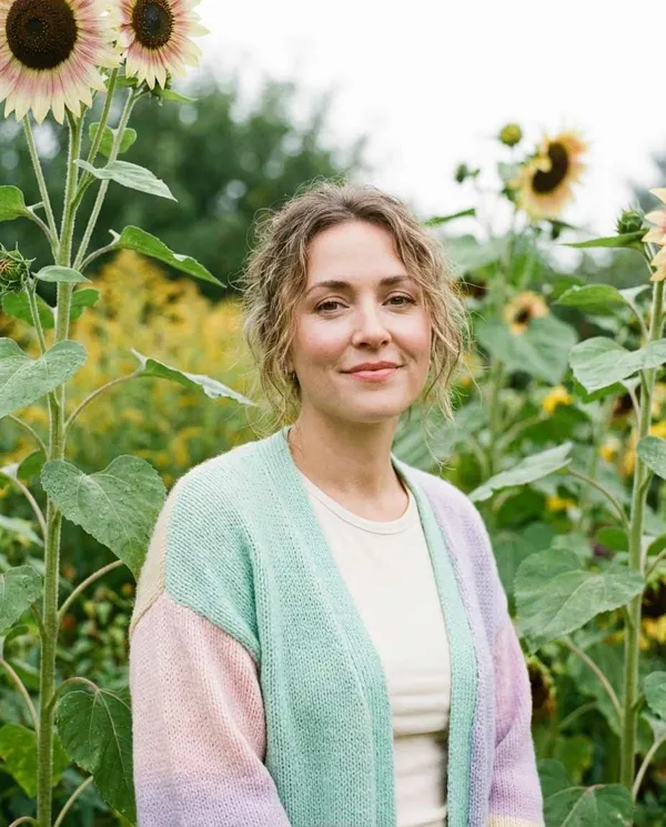 AI-generated Spring Garden Sunflower Portrait made with Nano Banana Pro