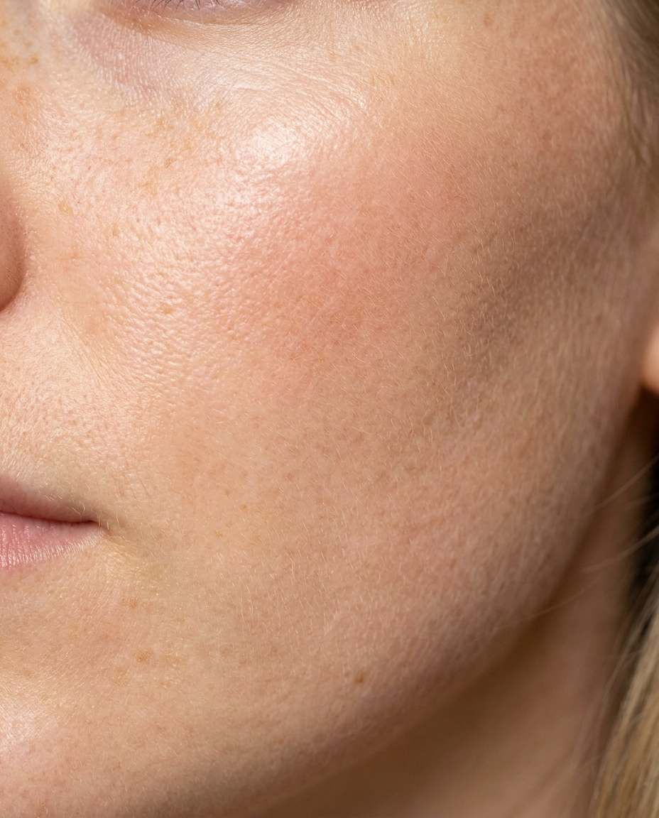 AI-generated Freckles and Pores made with Nano Banana Pro