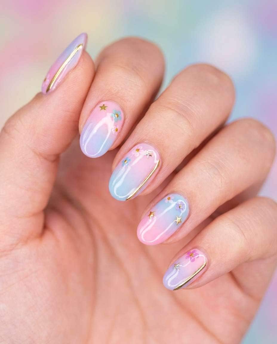 AI-generated Nail Art Macro Pop made with Nano Banana Pro