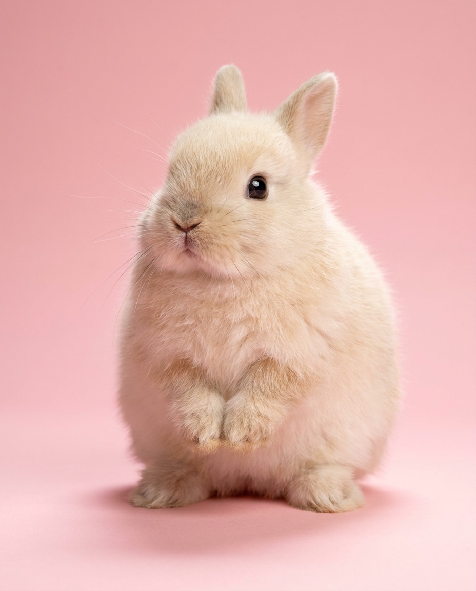 AI-generated Pastel Studio Bunny made with Nano Banana Pro