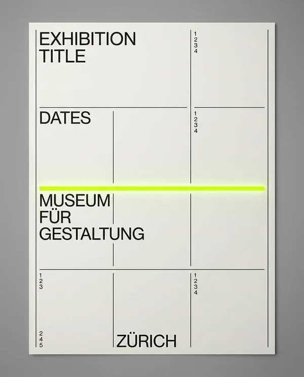 AI-generated Swiss Grid Minimal Poster made with Nano Banana Pro