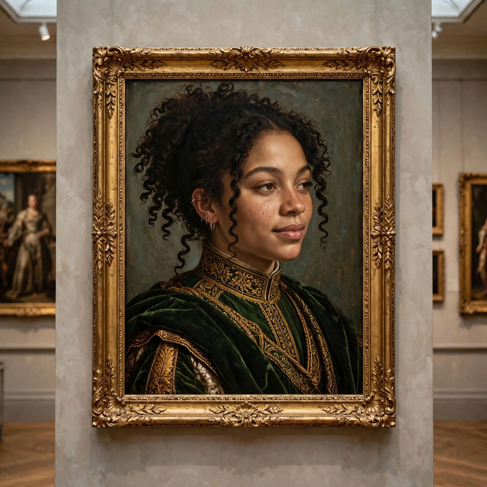 AI-generated Renaissance Portrait Painting made with Meta Muse Image