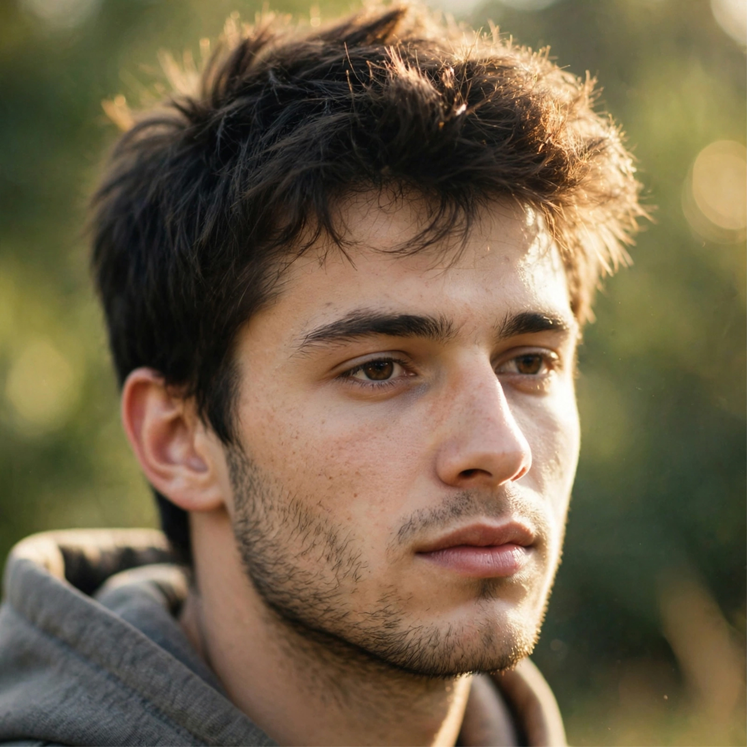 AI-generated Editorial Film Portrait made with Meta Muse Image