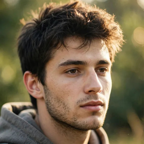 AI-generated Editorial Film Portrait made with Meta Muse Image
